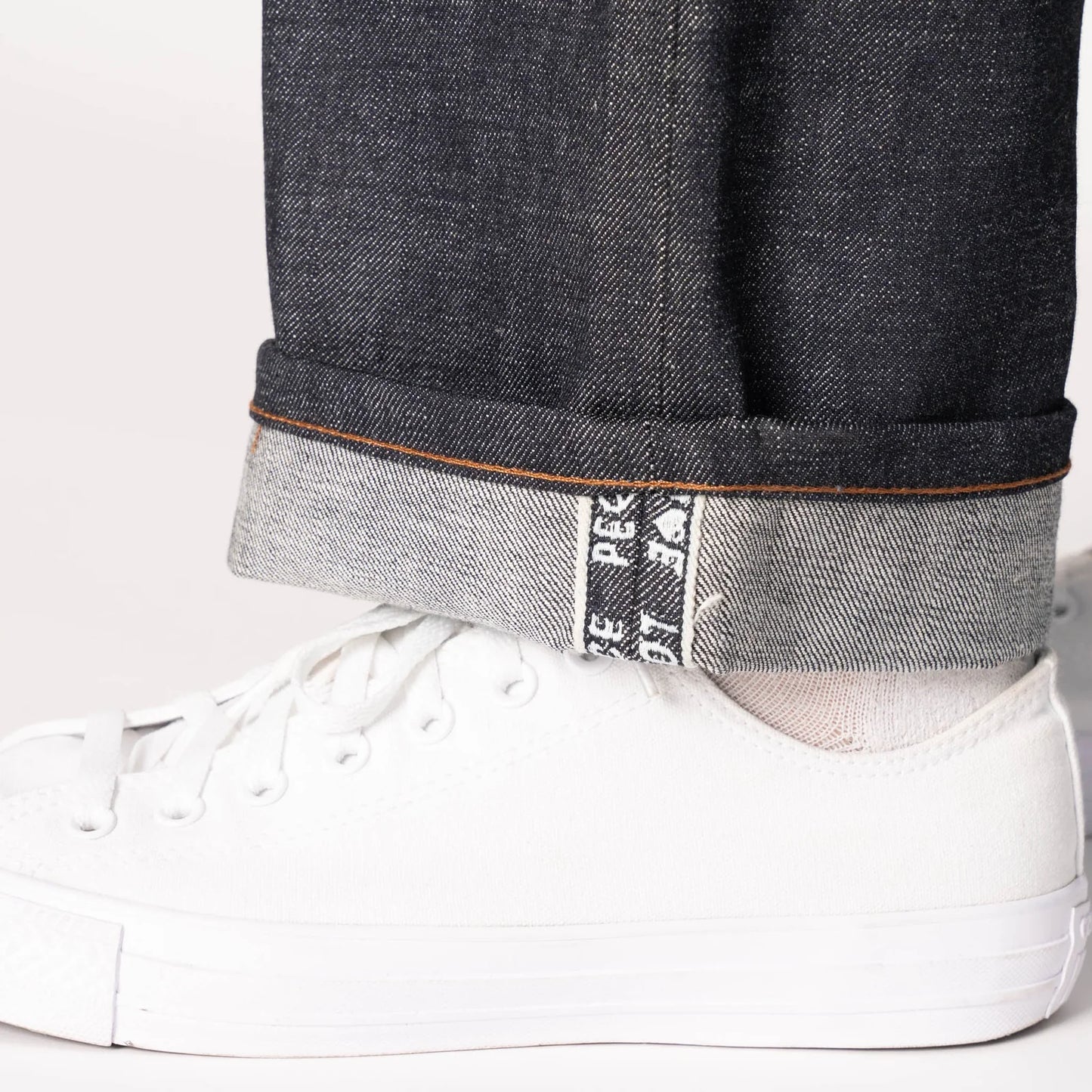 Weird Guy Love & Peace Selvedge - Indigo