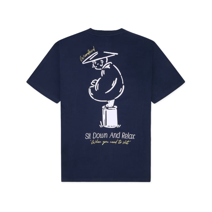 Baine Pose Tee - Navy Blazer