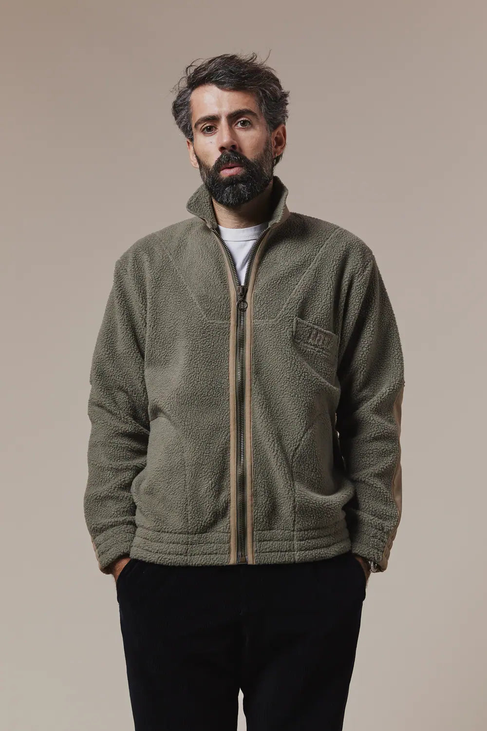 Blouson polaire - Kaki