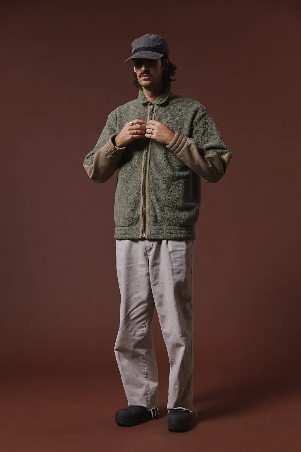 Blouson polaire - Kaki