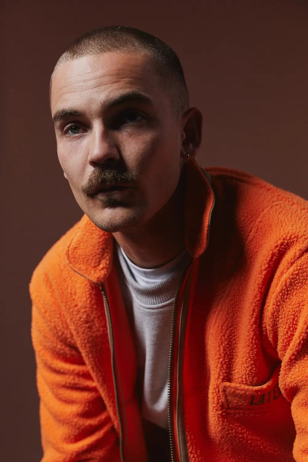Blouson polaire - Orange