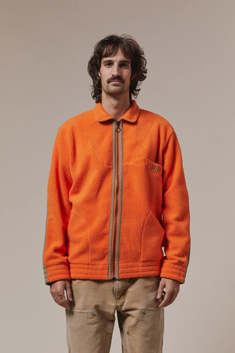 Blouson polaire Orange