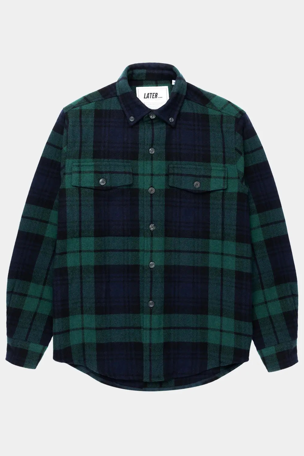 Surchemise casual laine - Black Watch