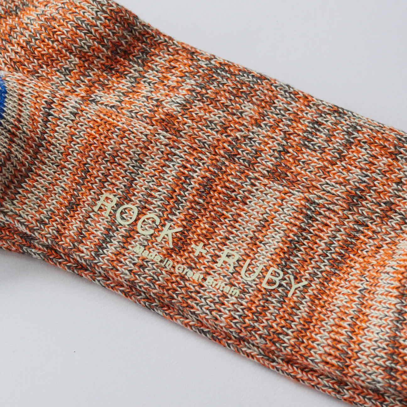 Chaussette en coton George - Dark Orange