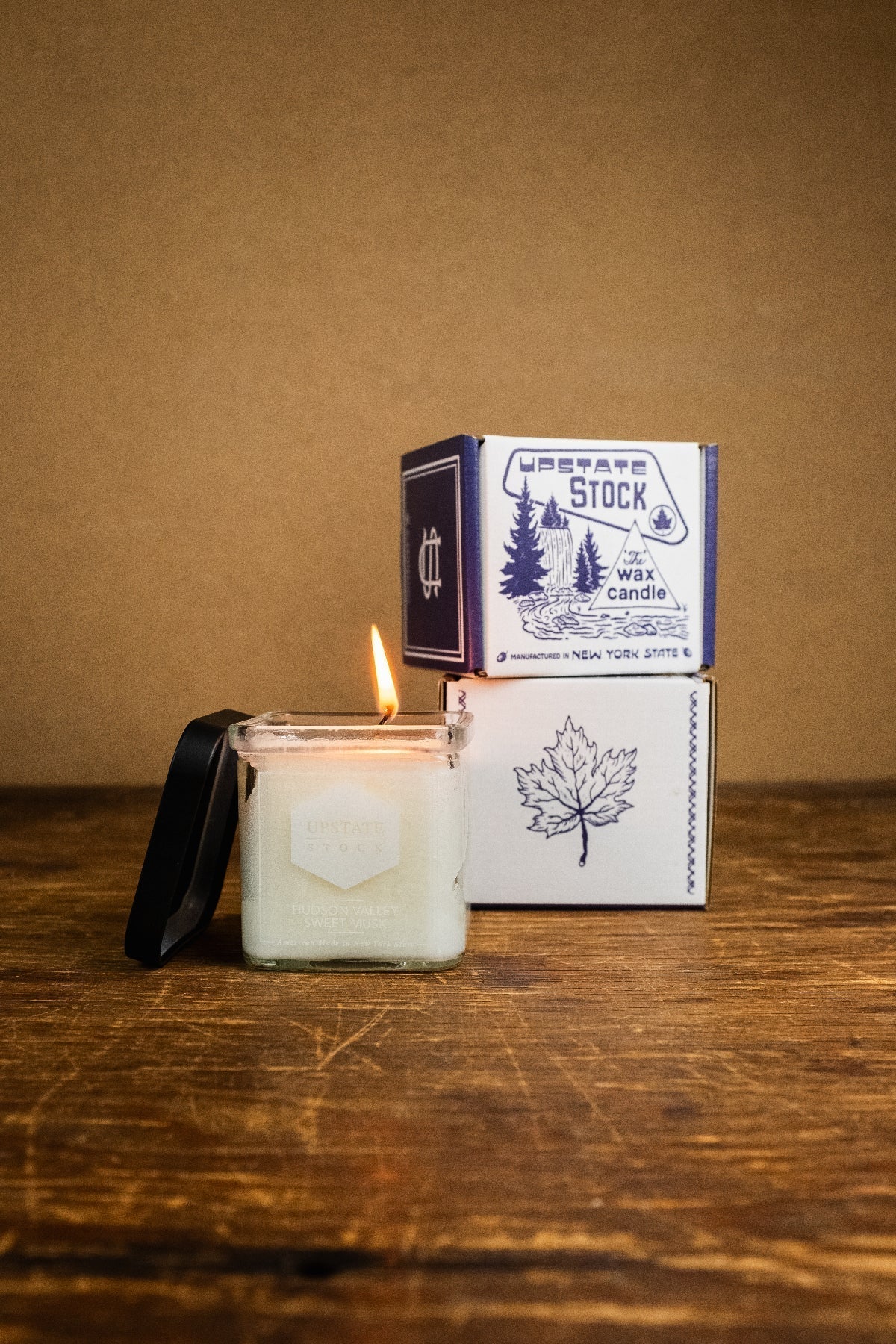Bougie en cire de noix de coco - Hudson Valley Sweet Musk