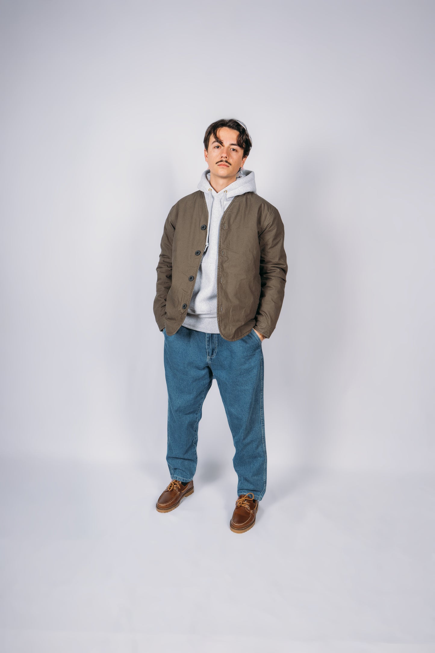 Cardigan Jacket - Khaki