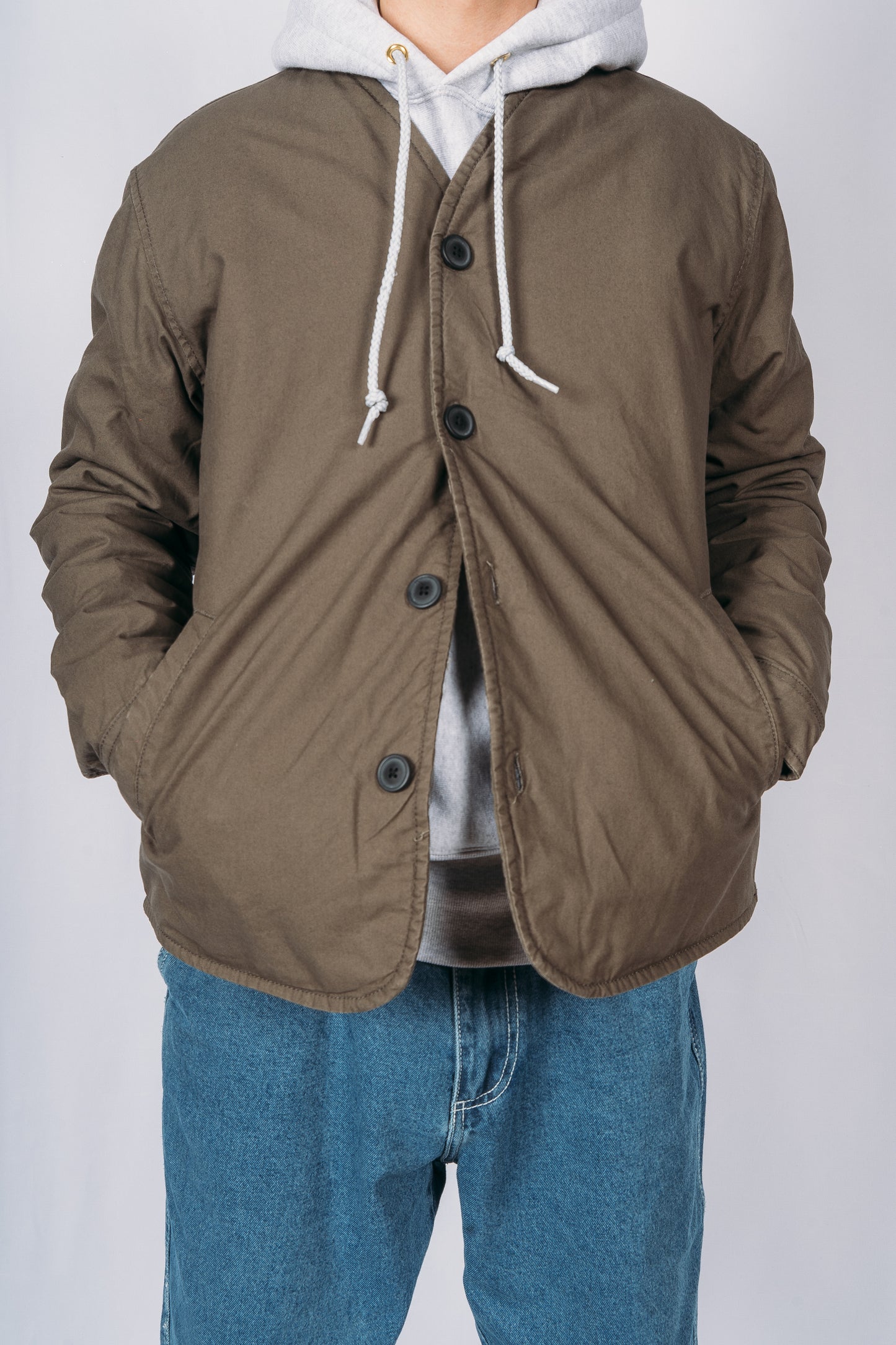 Cardigan Jacket - Khaki