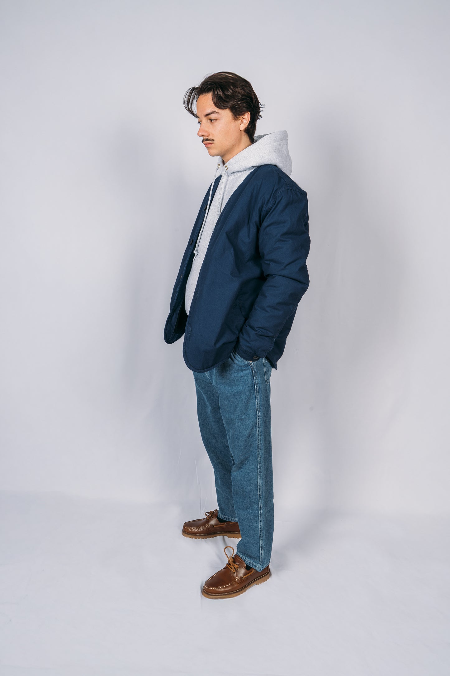 Cardigan Jacket - Indigo