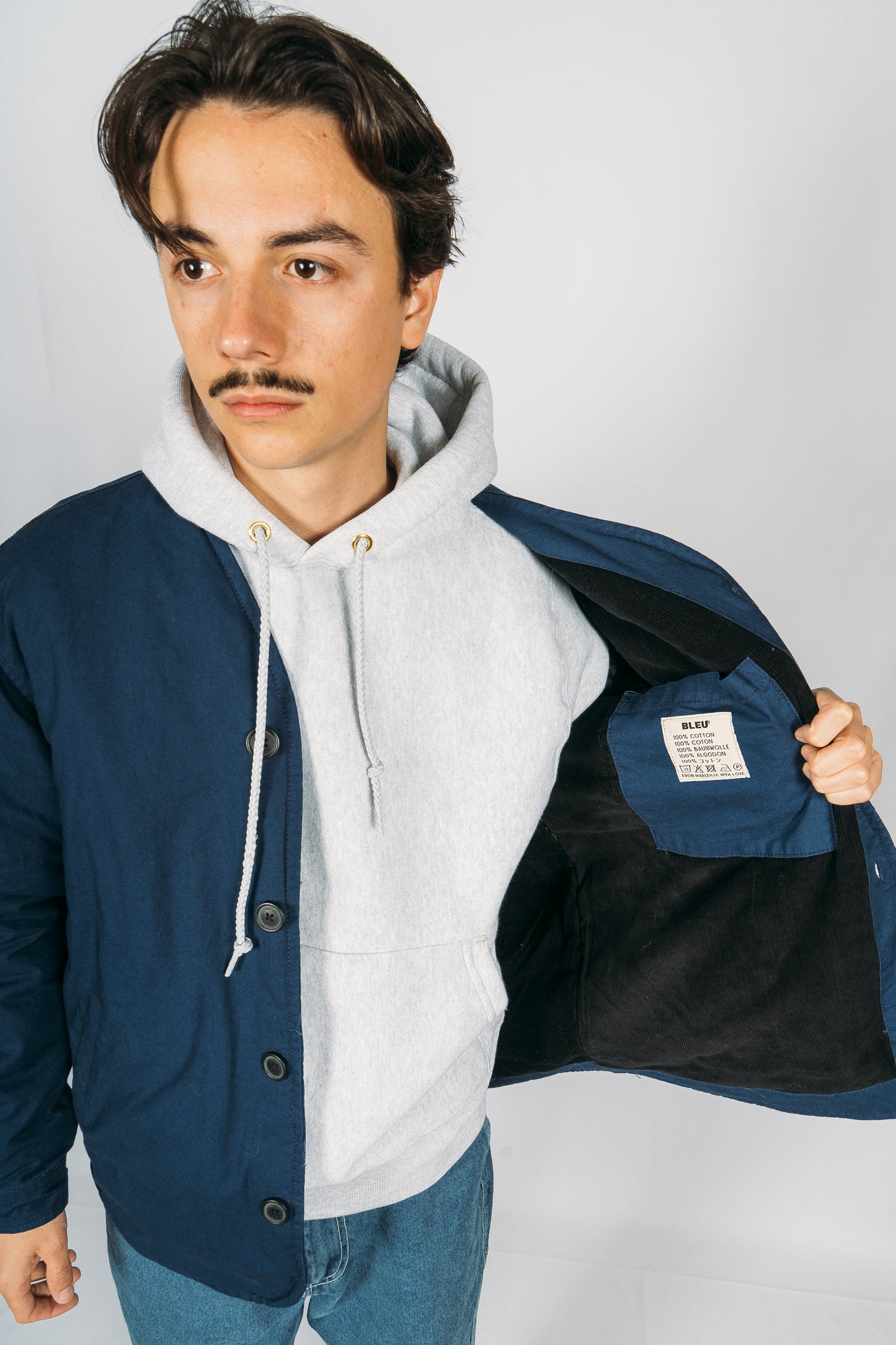Cardigan Jacket - Indigo