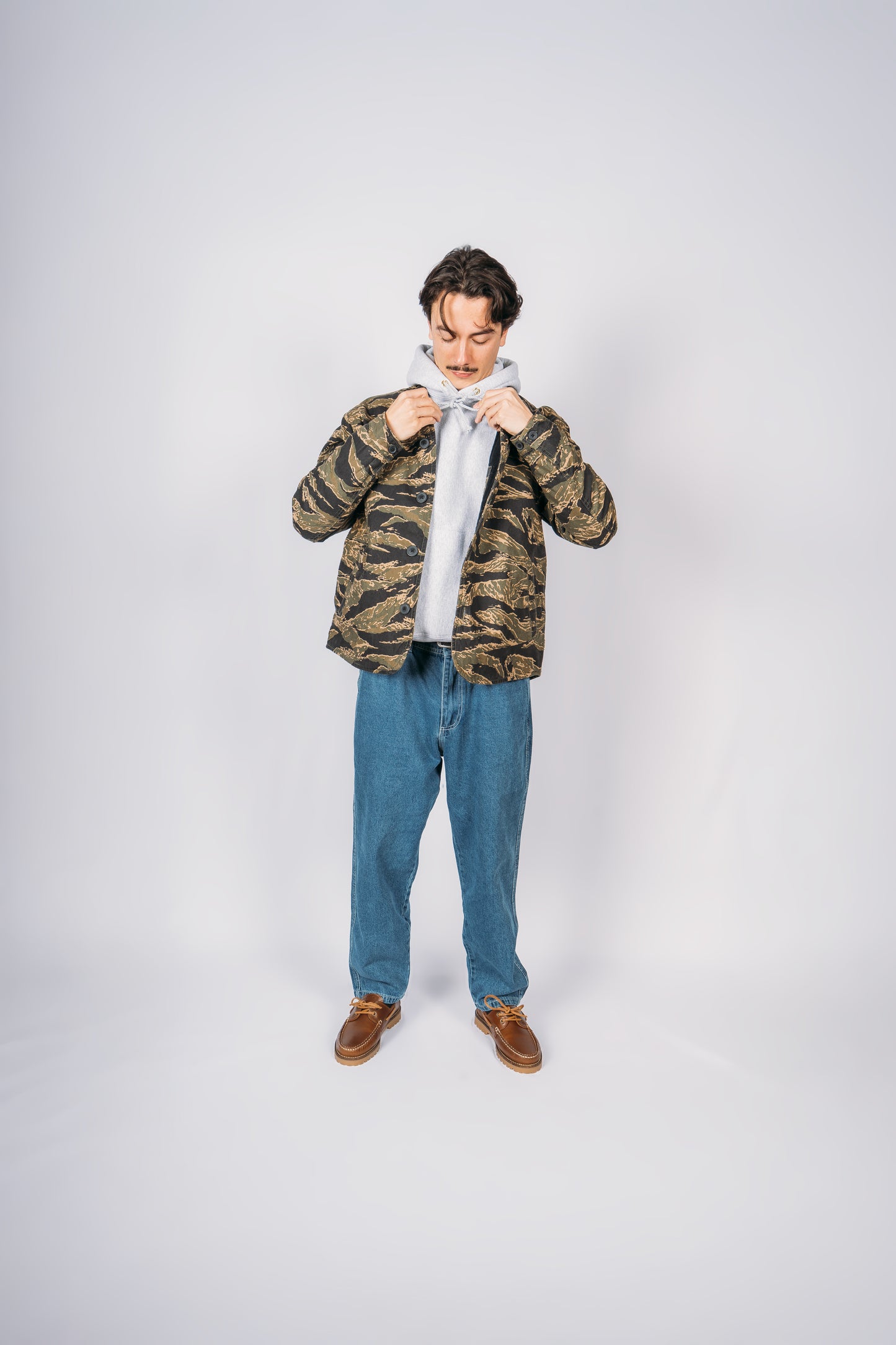 Cardigan Jacket - Tiger Stripe