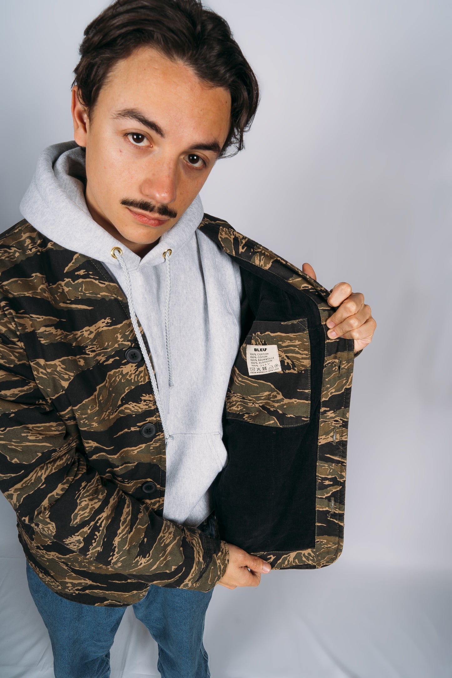 Cardigan Jacket - Tiger Stripe