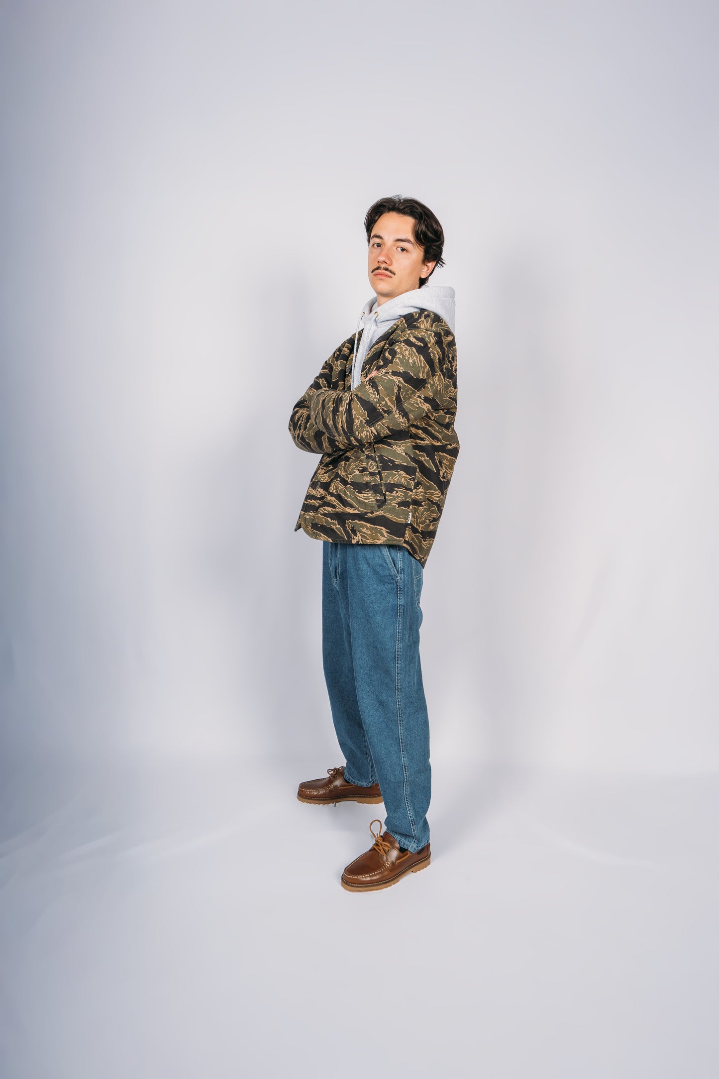 Cardigan Jacket - Tiger Stripe