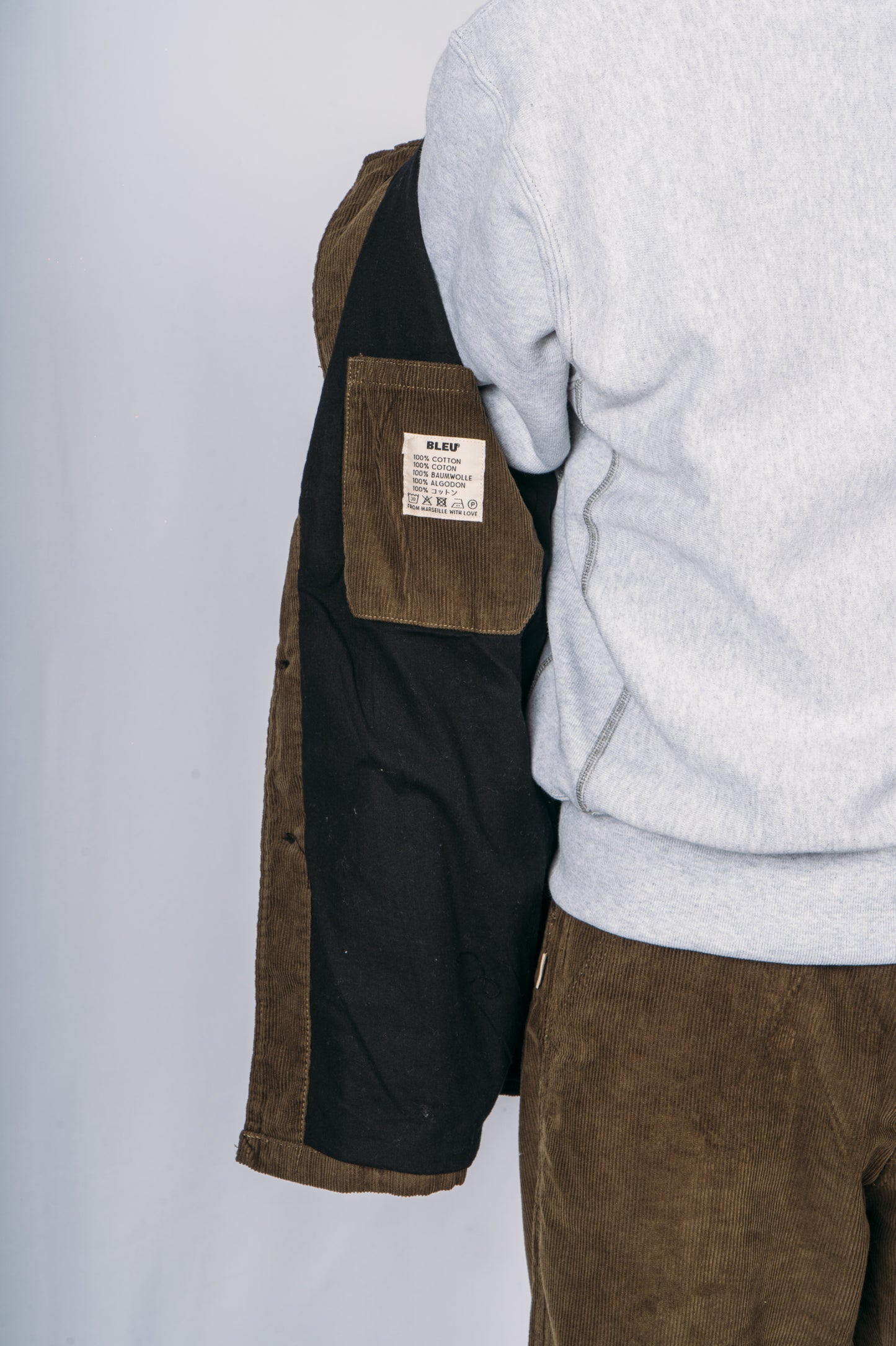 Worker Corduroy Jacket - Olive Green