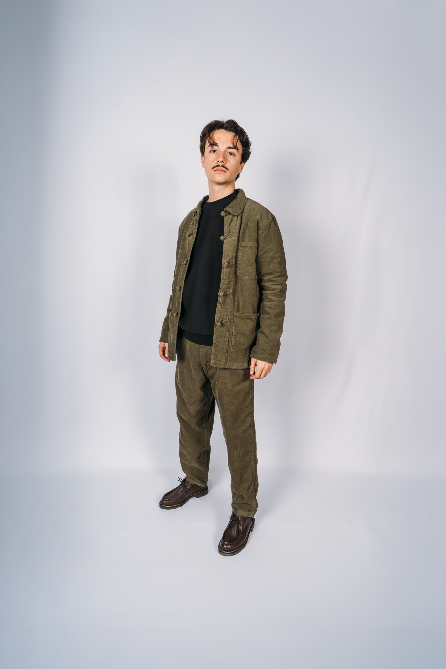 Shangai Corduroy Jacket  - Olive Green