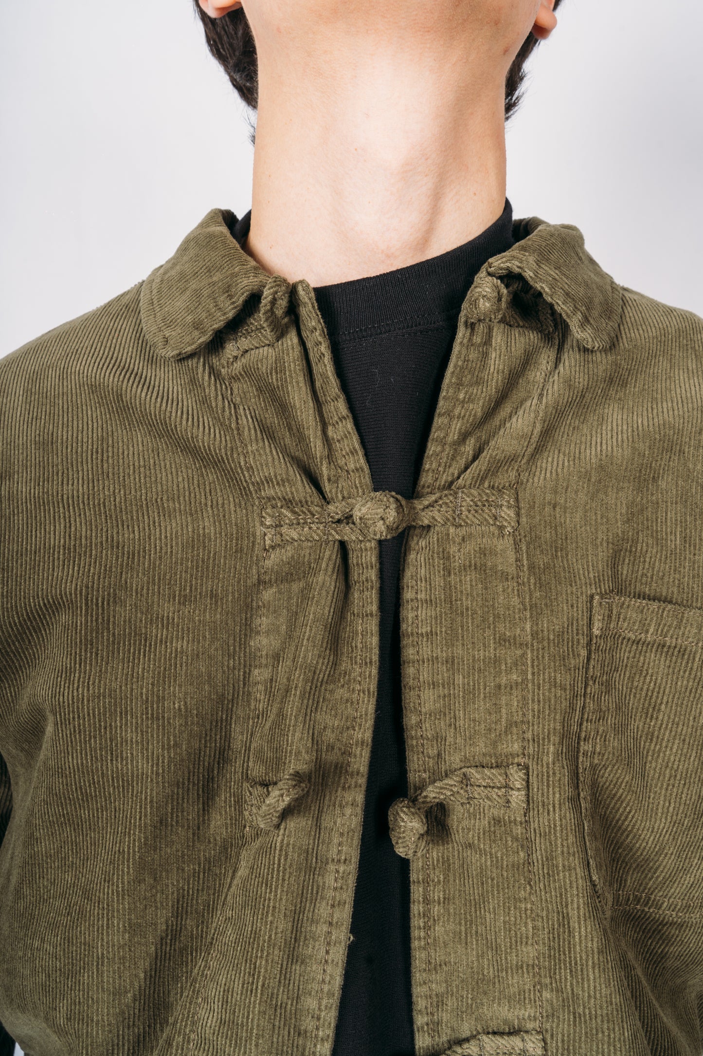 Shangai Corduroy Jacket  - Olive Green