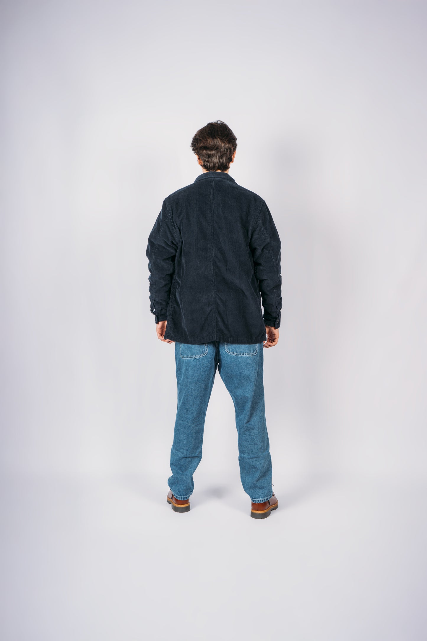 Worker Corduroy Jacket - Navy