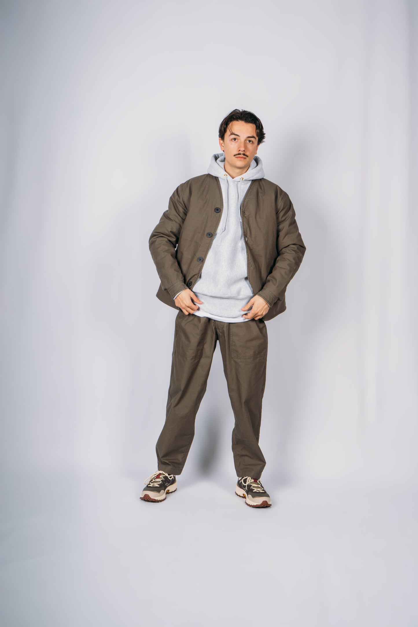 Cardigan Jacket - Khaki
