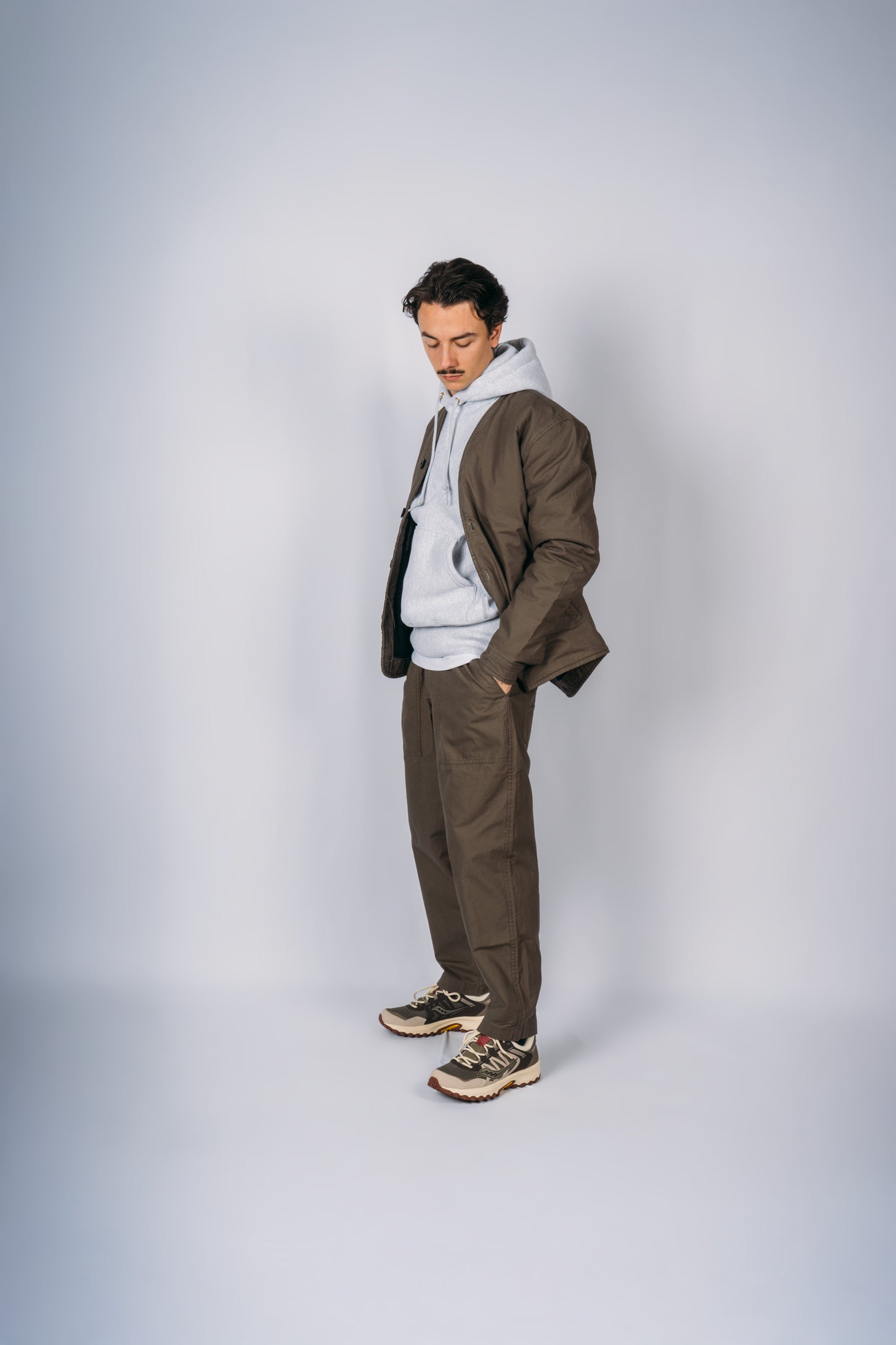 Cardigan Jacket - Khaki