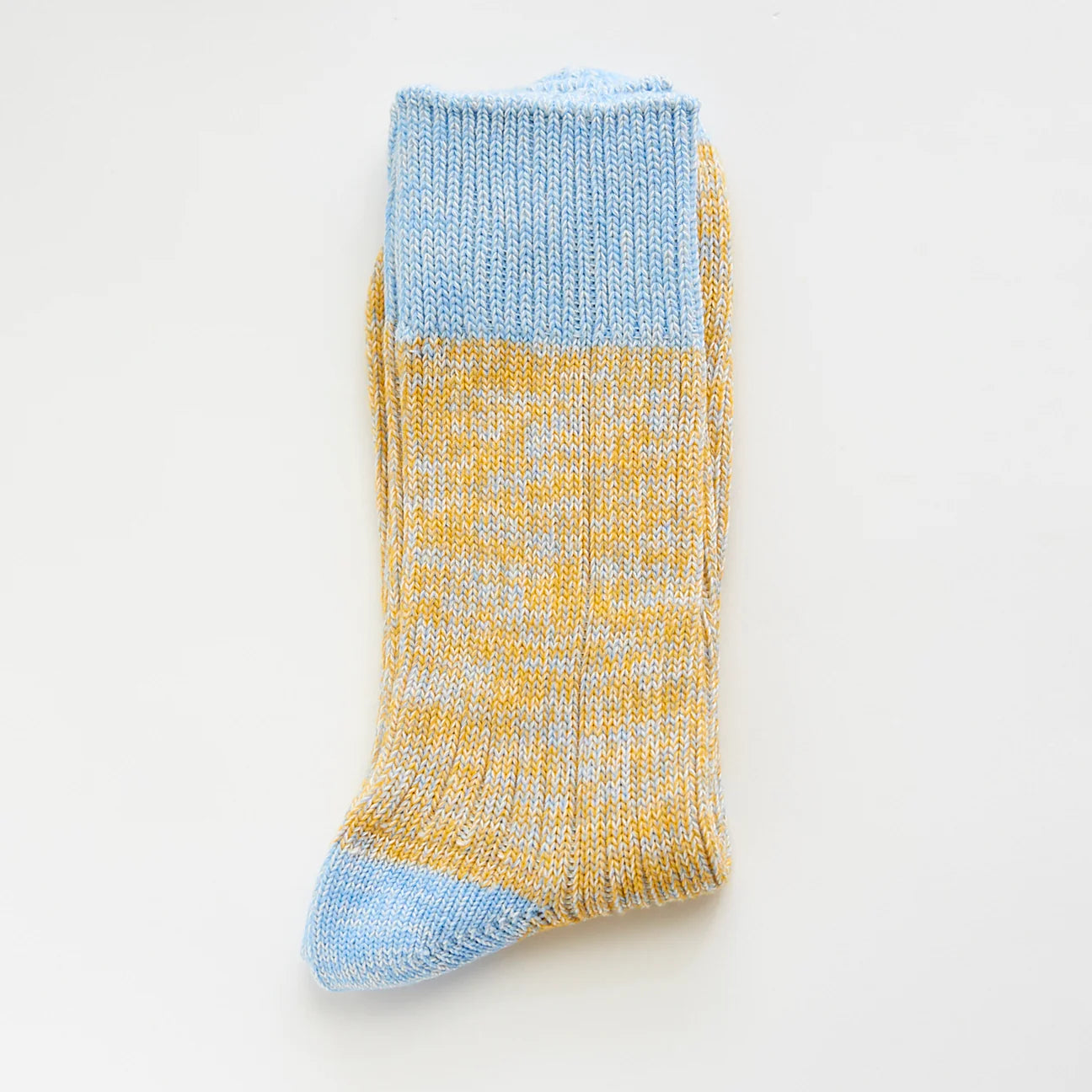 Chaussette en coton George - Sunrise Yellow
