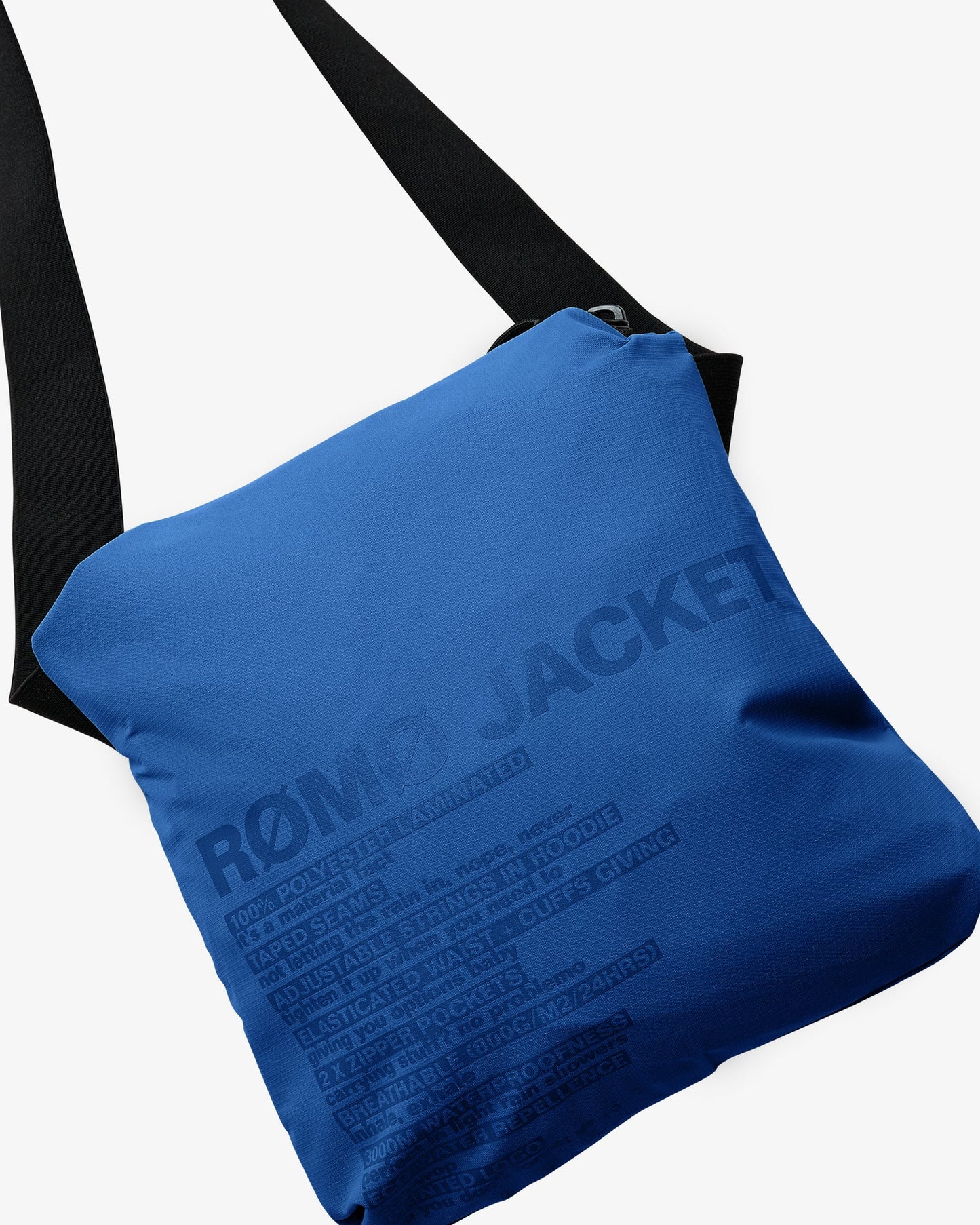 Rømø LW Rain Jacket Packable - Blue