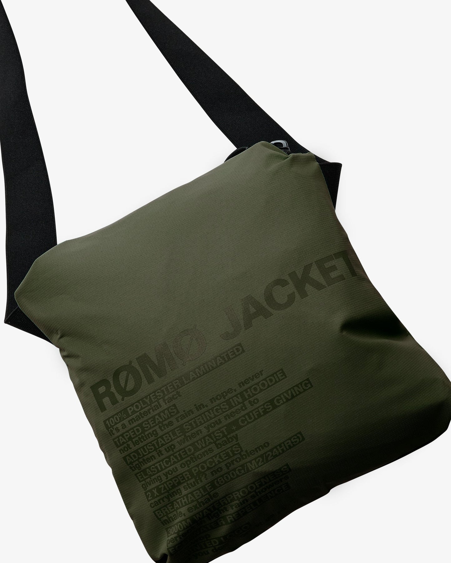 Rømø LW Rain Jacket Packable - Army