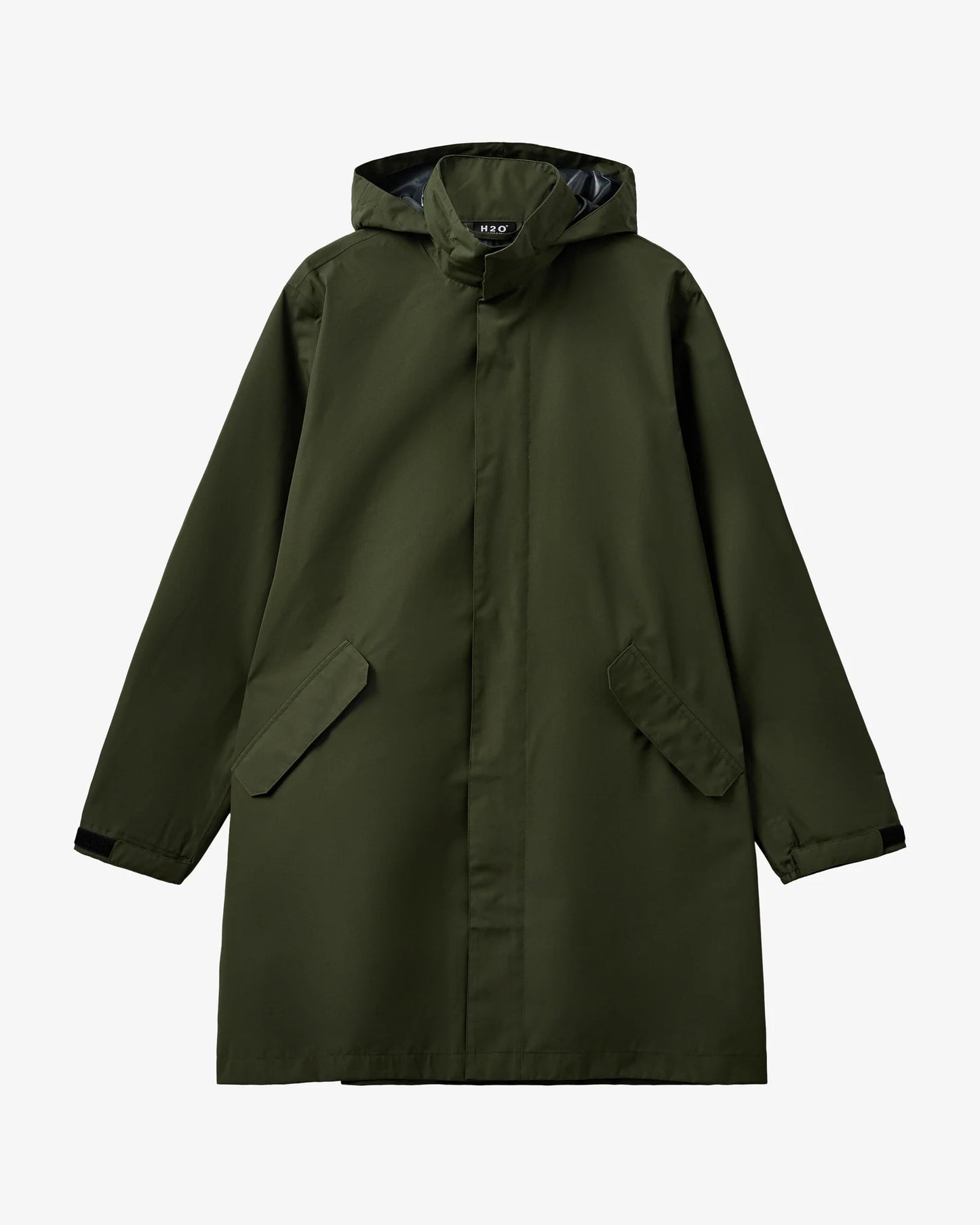 Rømø LW Rain Long Jacket - Army