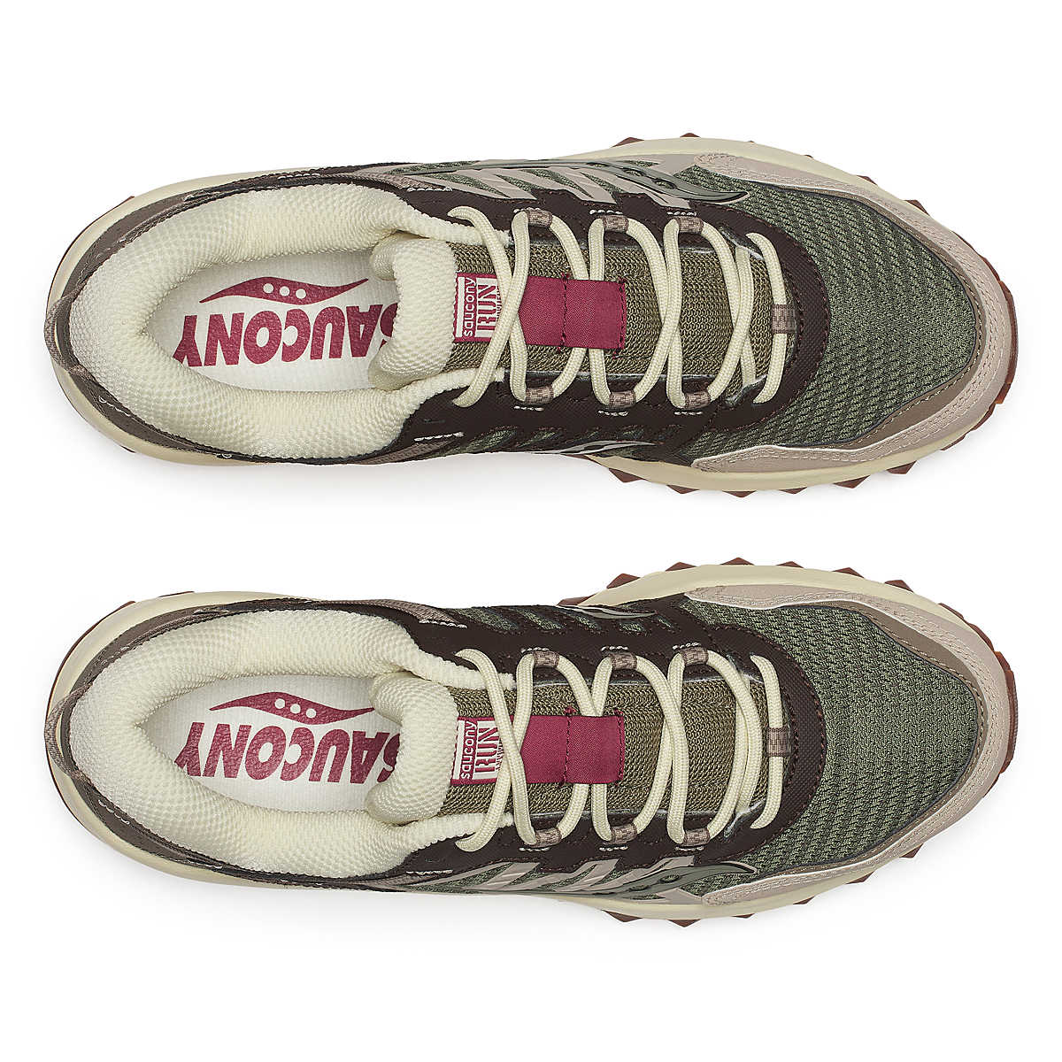 Grid Peak - Olive / Brown