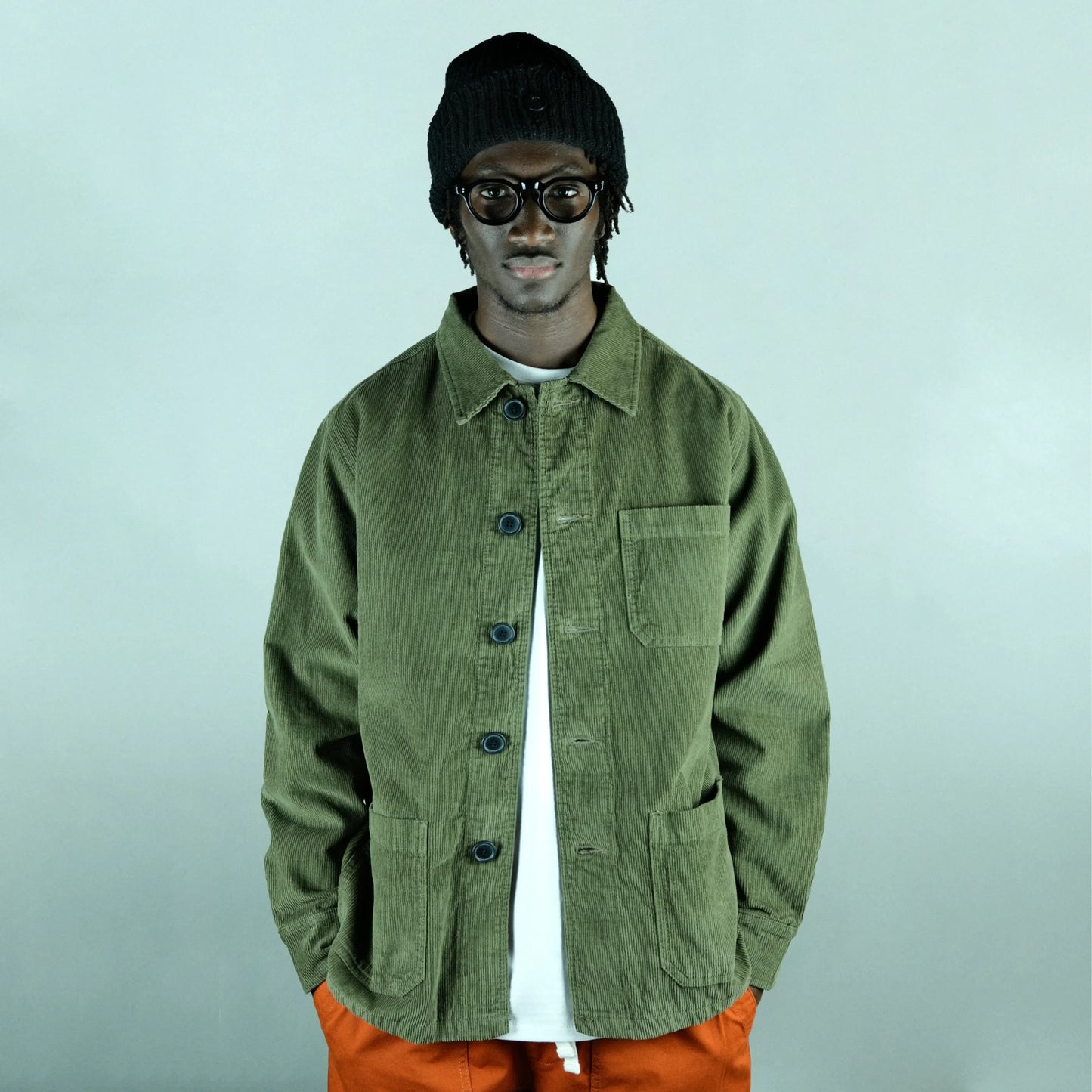 Worker Corduroy Jacket - Khaki