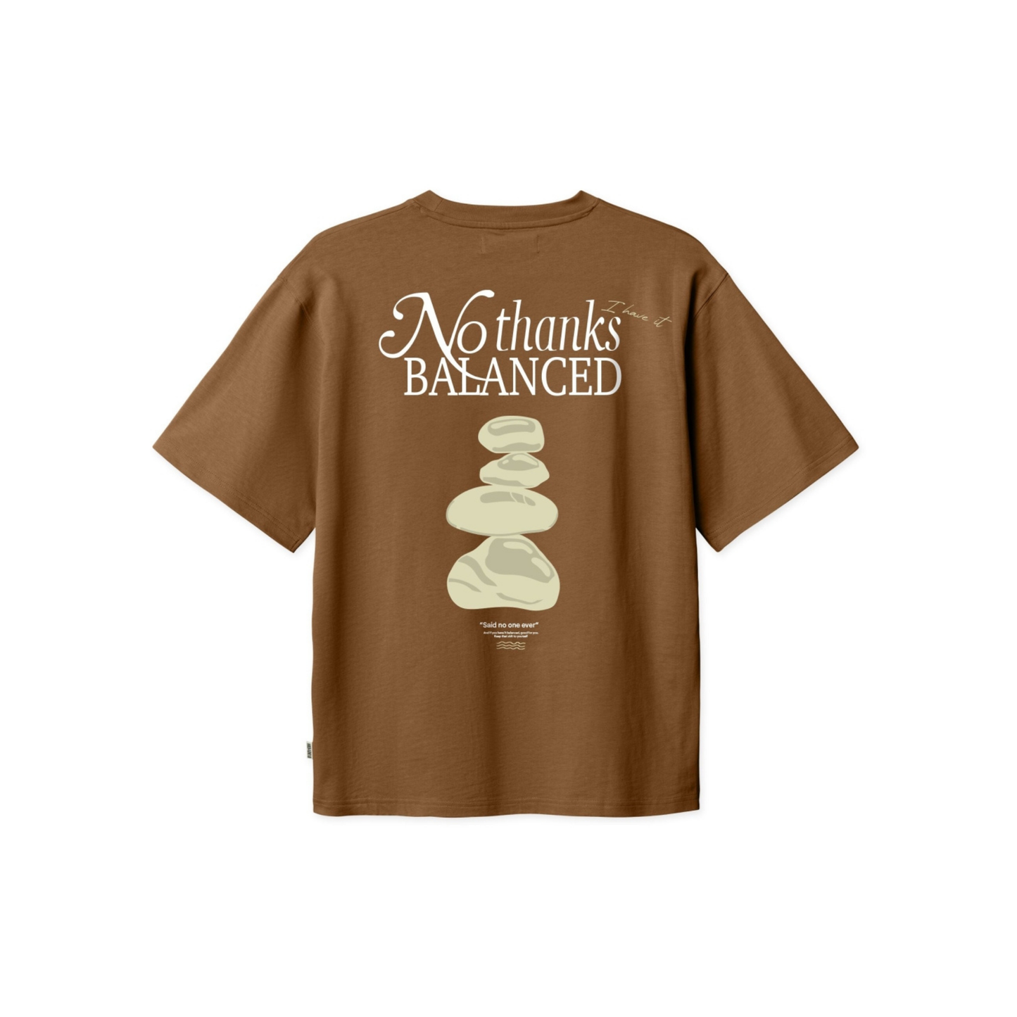Baine Balance Tee - Dark Brown