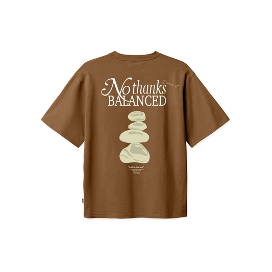 Baine Balance Tee - Dark Brown