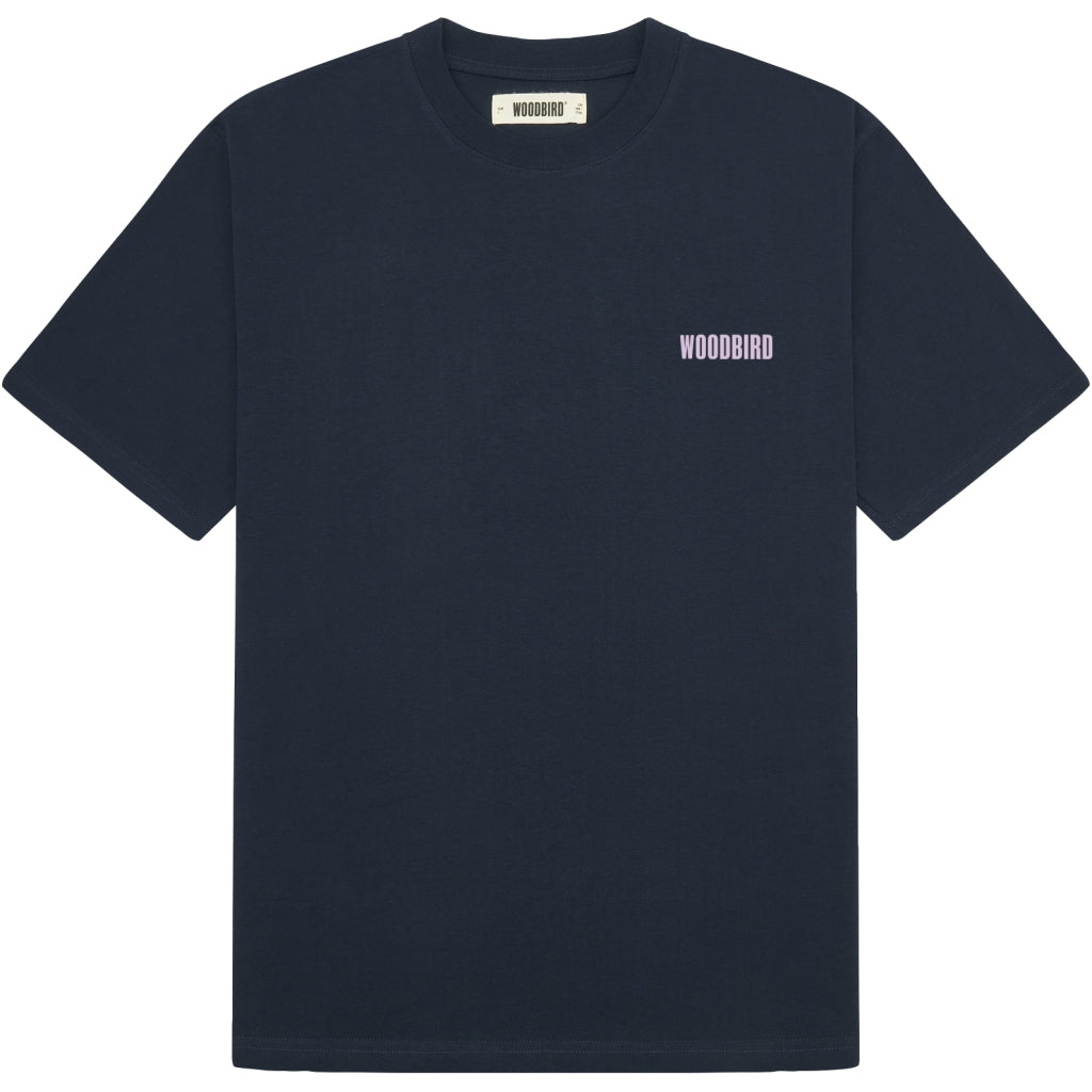 Baine Koi Tee - Dark Navy