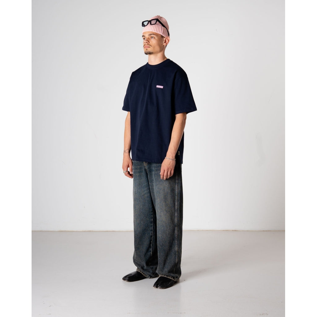 Baine Koi Tee - Dark Navy