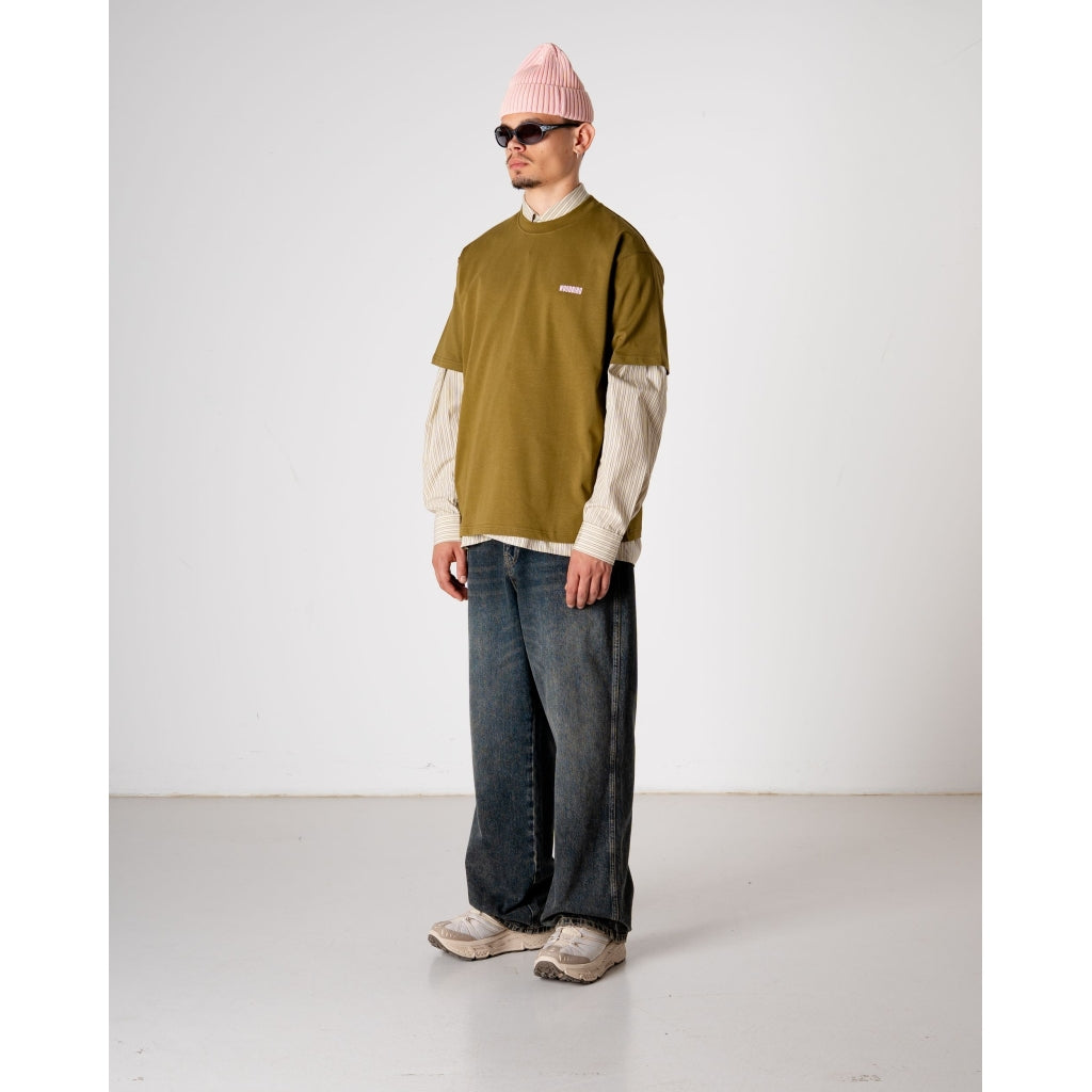 Baine Space Tee - Dark Green