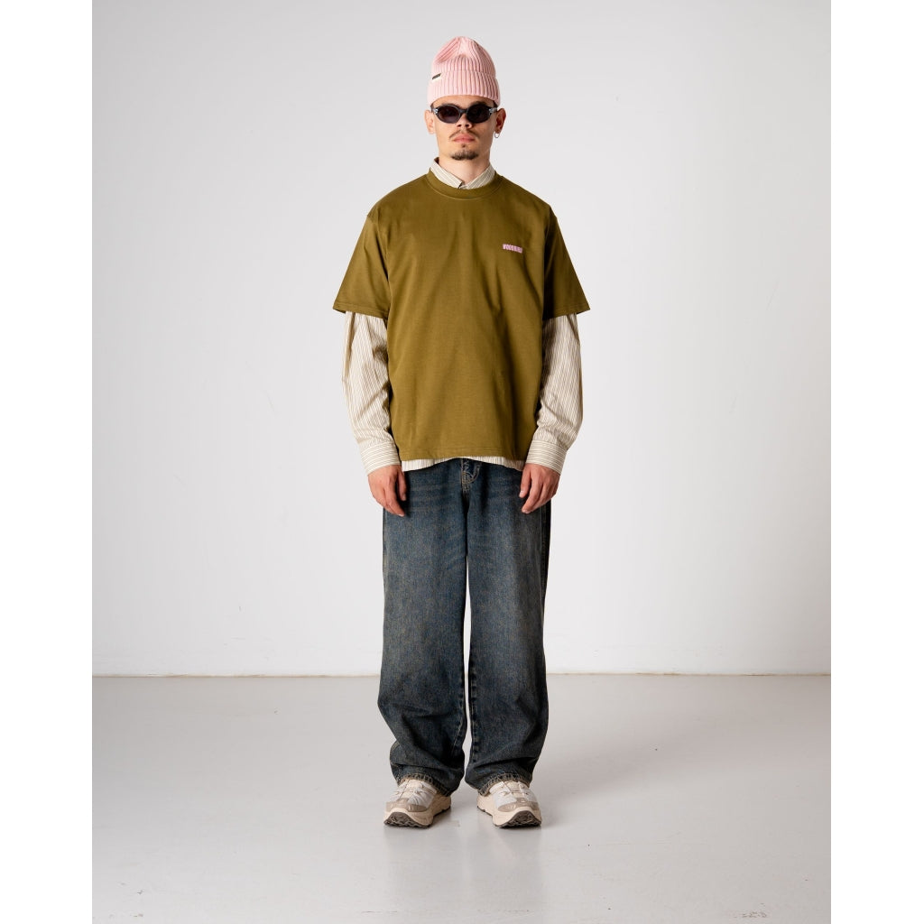 Baine Space Tee - Dark Green