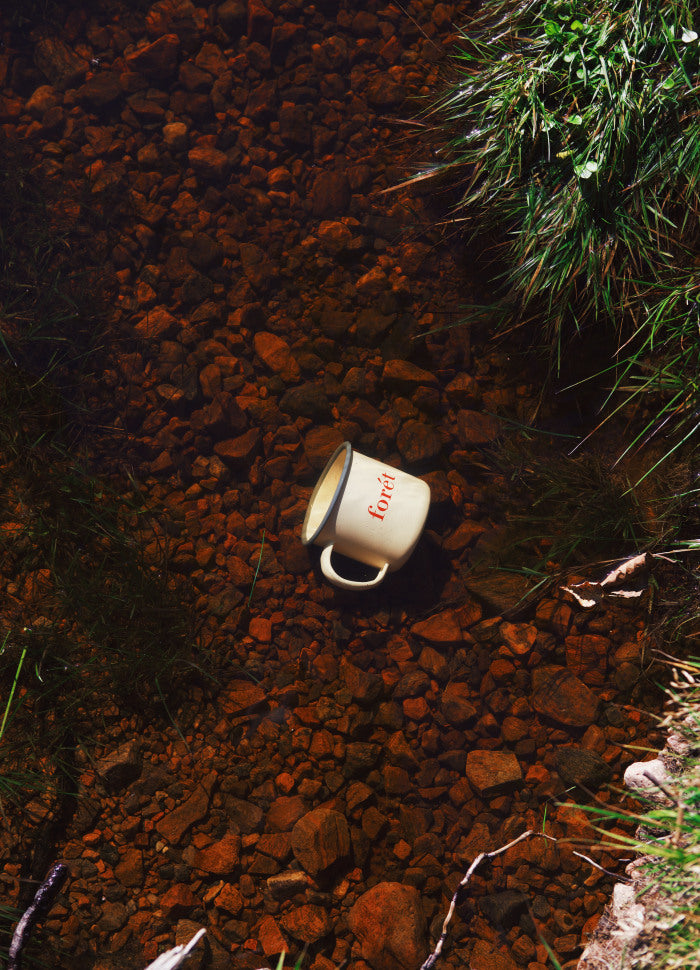 Bean Enamel Mug - Cloud