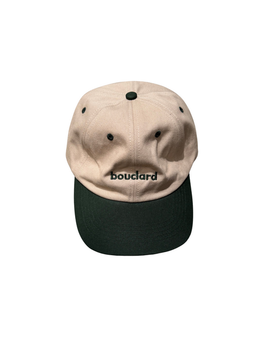 Casquette bouclard® 6 panel v3 - Vert bouclard / Beige