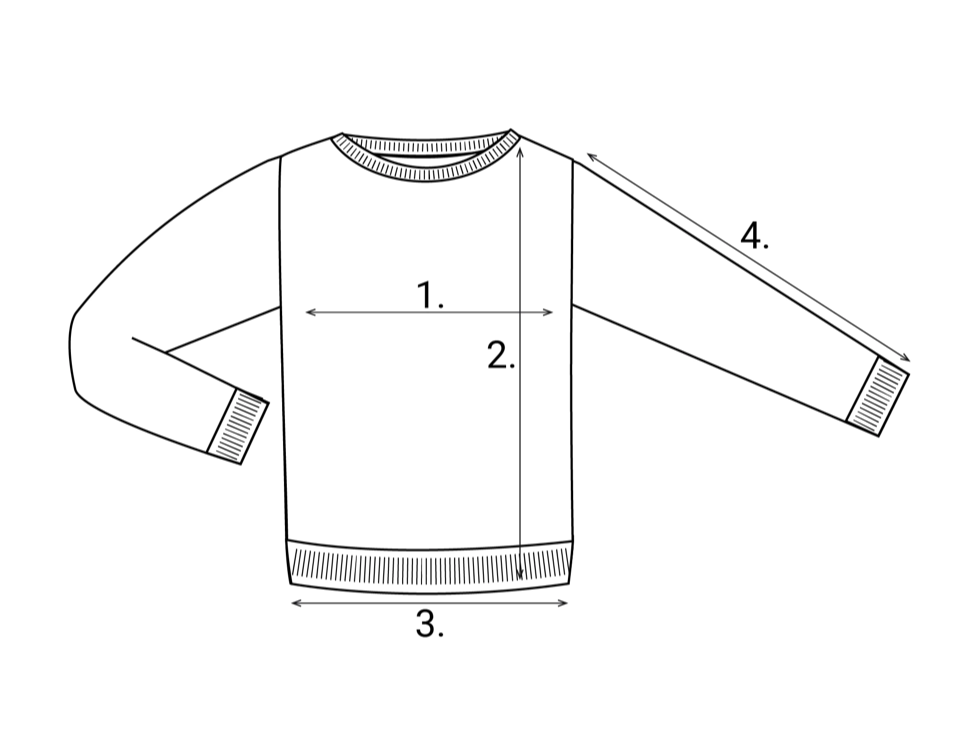 Classic Merino Wool Crew - Lava Grey