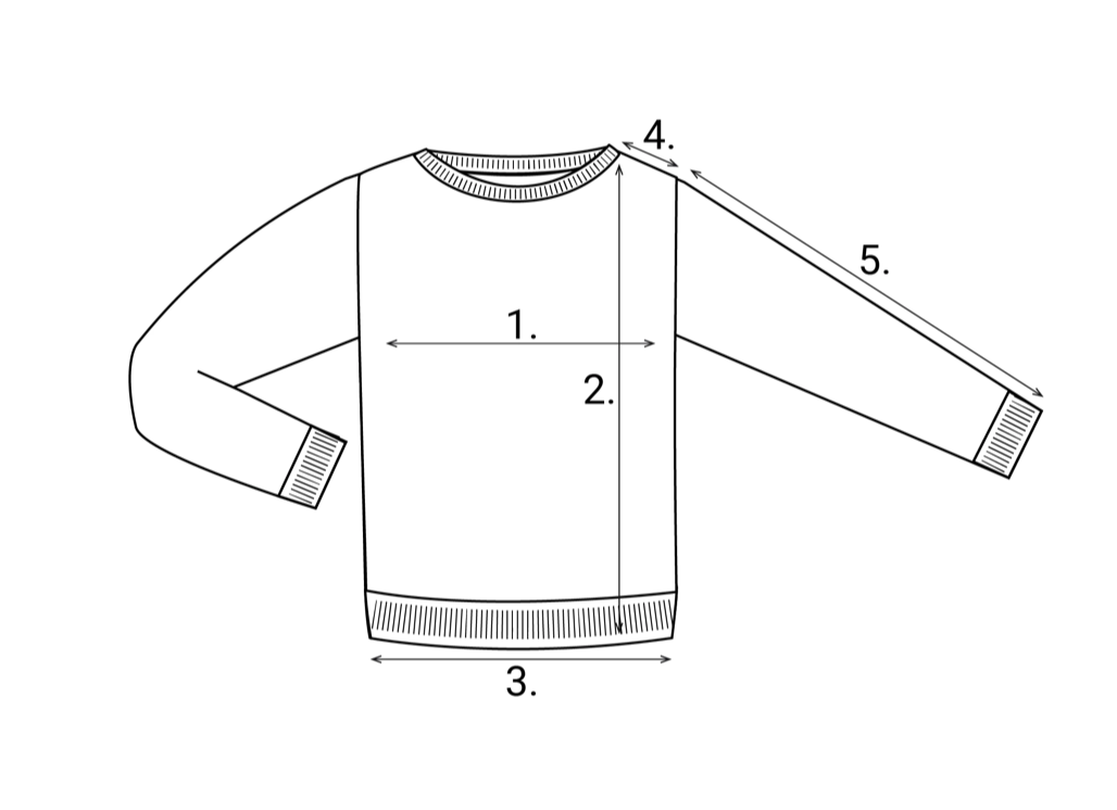 Oversized Merino Wool Crew - Lava Grey