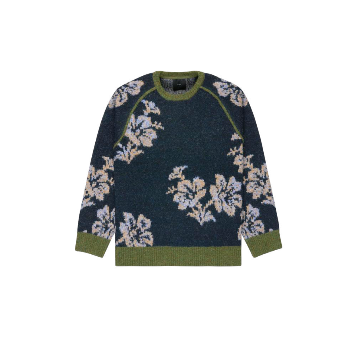 Crocus Digitata Heavy Crewneck Sweater - Flint Black
