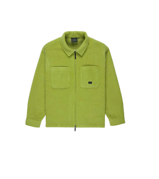 Zip Overshirt - Spinach Green