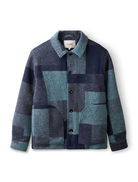 Cave Wool Jacket - Blue Mix