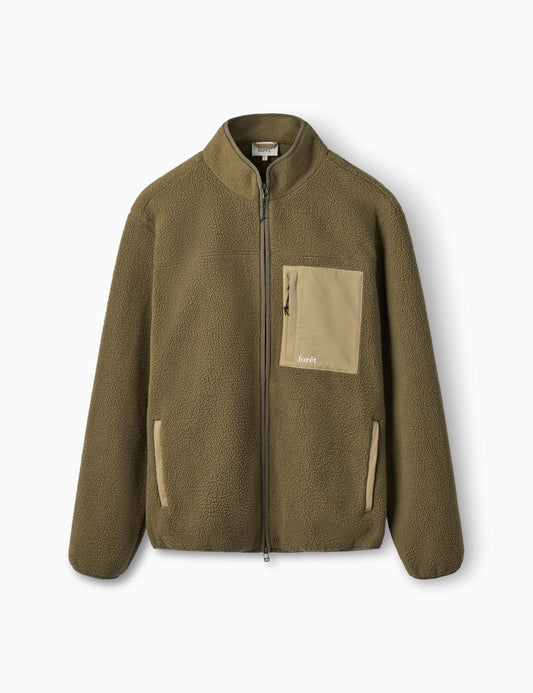 Mountain Fleece Jacket - Army