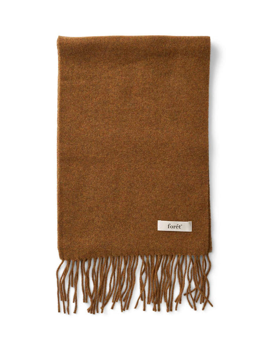Wool Scarf - Burnt Khaki
