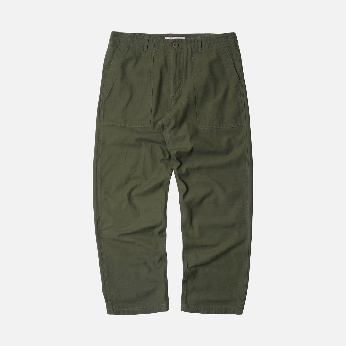 Back Satin Fatigue Pant - Olive