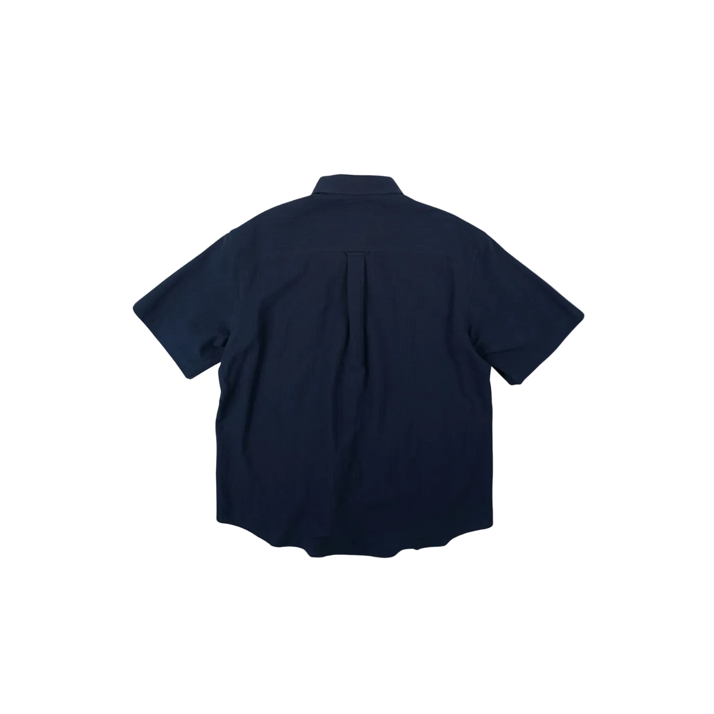 OG Dobby Weave Seersucker Half Shirt - Navy