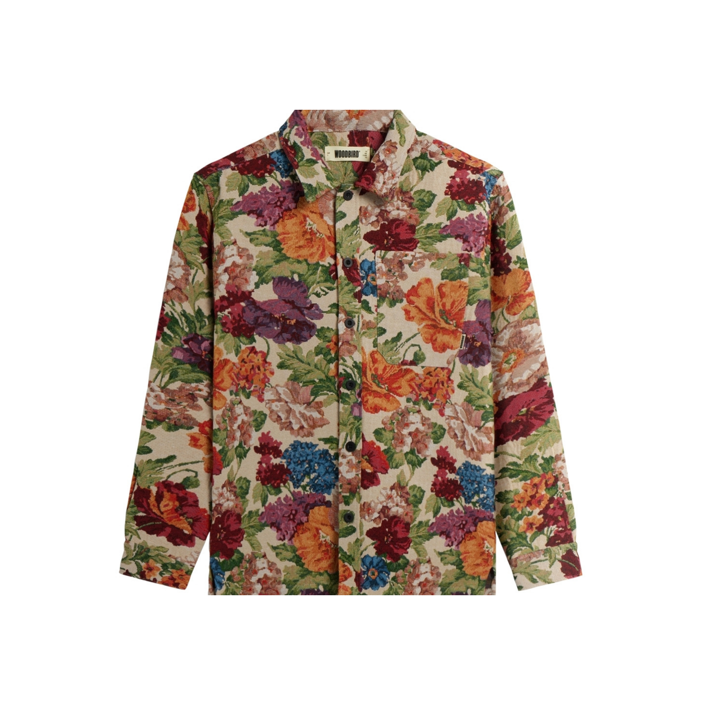 Glixto Jaquard Shirt - Light Blue