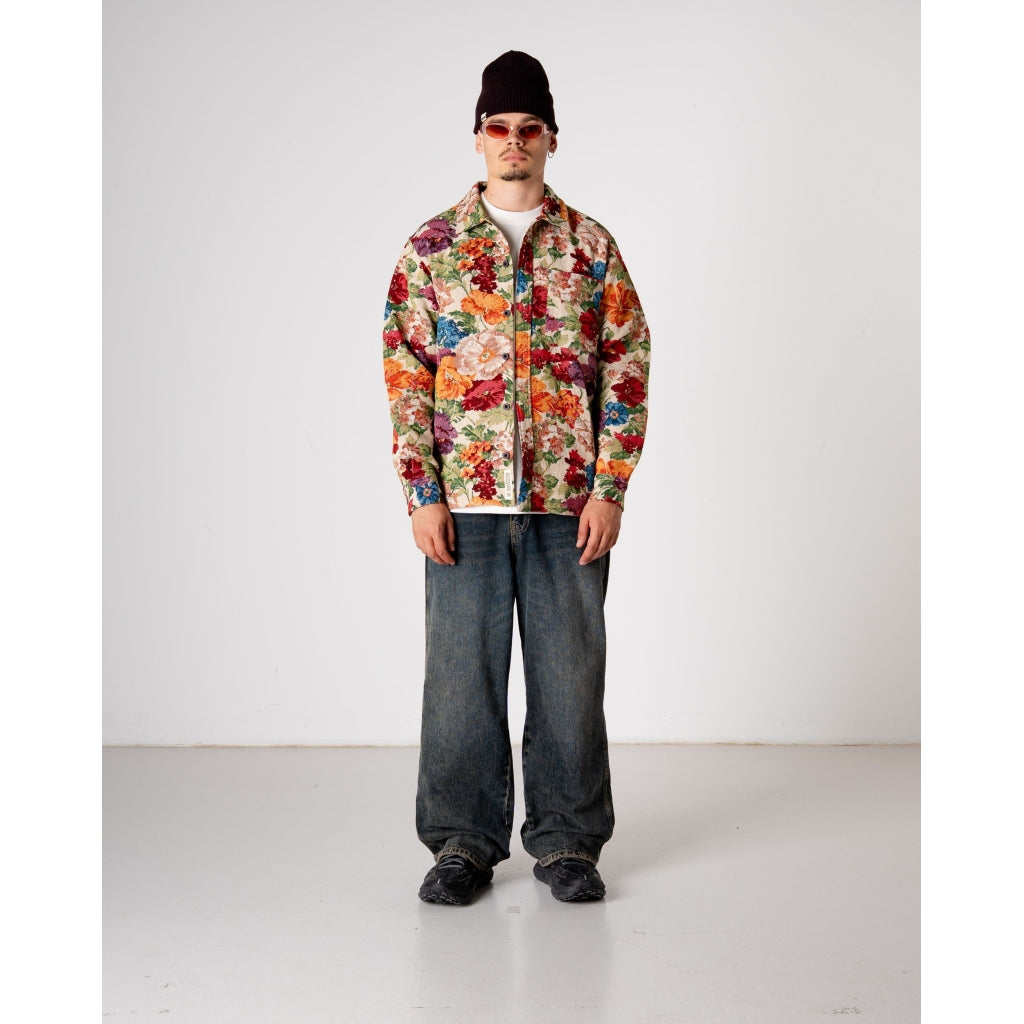 Glixto Jaquard Shirt - Light Blue