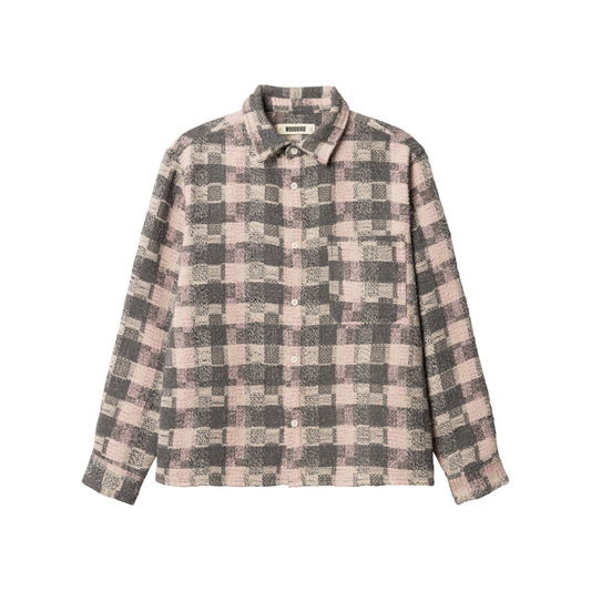Glixto Structure Shirt - Grey / Brown