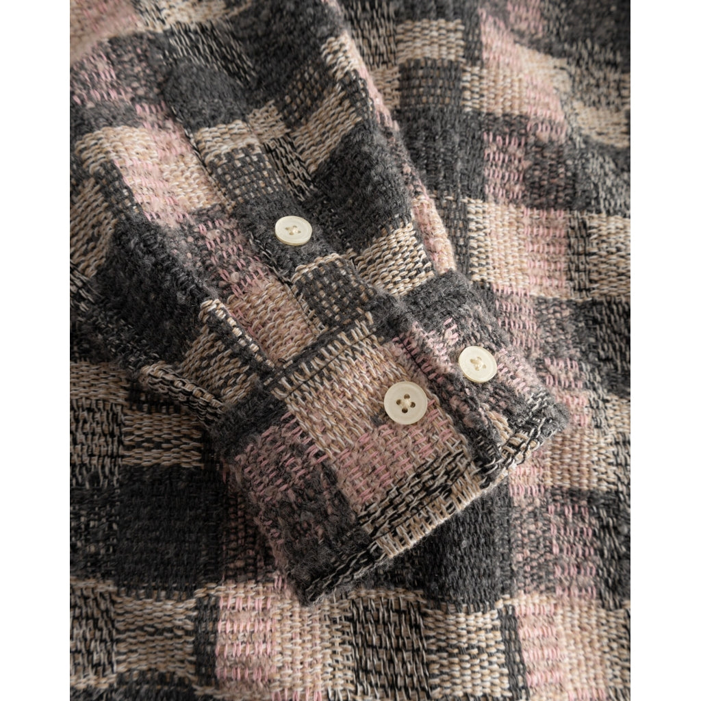 Glixto Structure Shirt - Grey / Brown