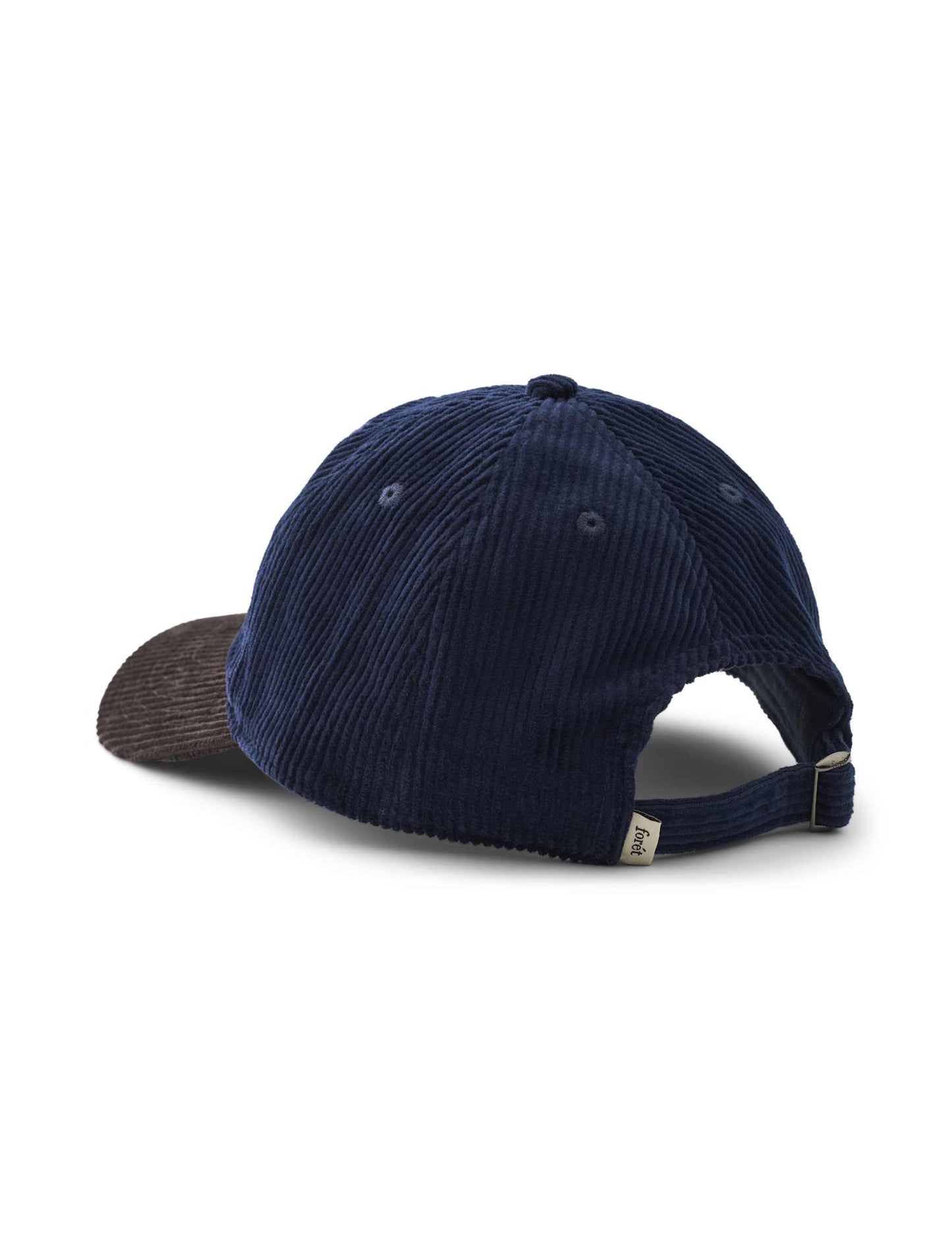Hawk Corduroy Cap - Navy/Brown